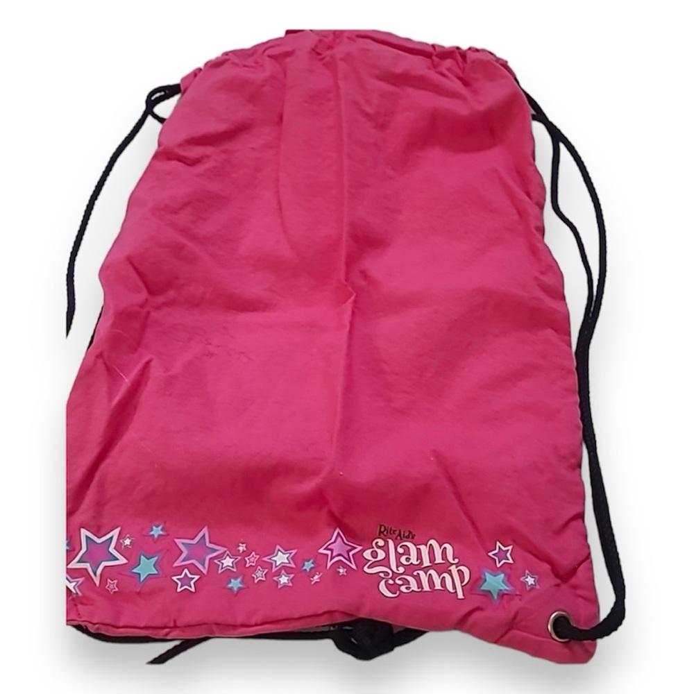 Y2K Vintage Authentic Club Libby Lu Glam Camp Drawstring Backpack